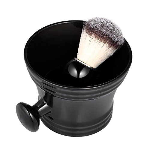 Traditional Beard Shaving Tools Set - Best Mug Bowl Made of ABS and Shaving B...