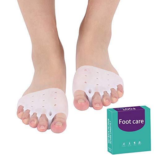 Gel Metatarsal Cushion Pads, Toe Separators Bunion Splint Pads for Hallux Val...