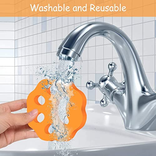 4 PCS Pet Hair Remover for Your Laundry, Pet Fur Laundry Catcher Hair Remover...