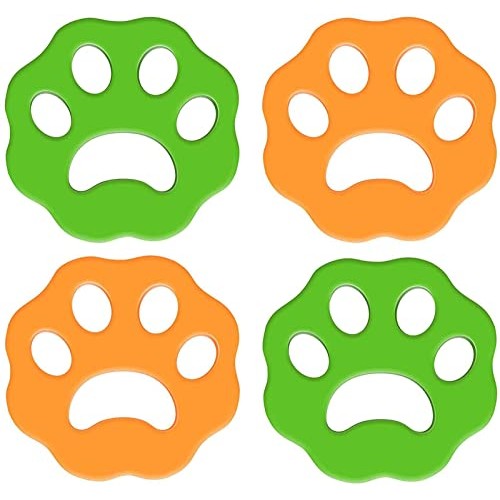 4 PCS Pet Hair Remover for Your Laundry, Pet Fur Laundry Catcher Hair Remover...