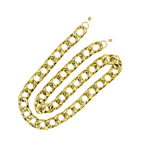 Asooll Gold Eyeglass Chain Metal Sunglass Necklace Holder Strap Fashion Eyewe...