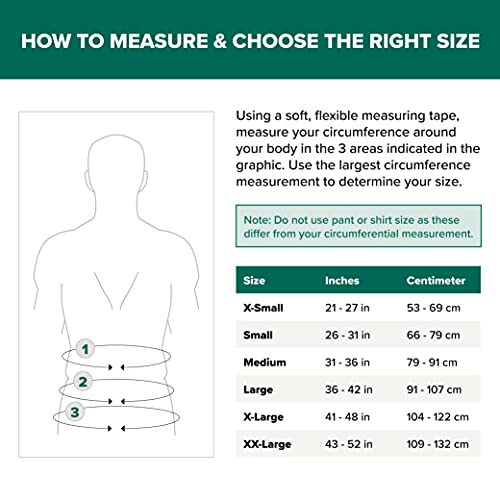 Aspen Lumbar Support Back Brace, Patented Pulley System for Targeted Compress...