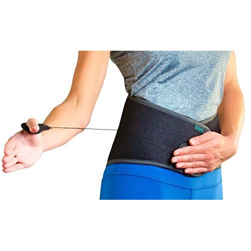 Aspen Lumbar Support Back Brace, Patented Pulley System for Targeted Compress...