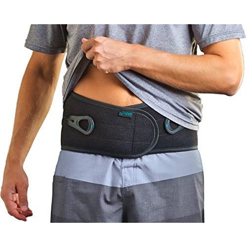 Aspen Lumbar Support Back Brace, Patented Pulley System for Targeted Compress...