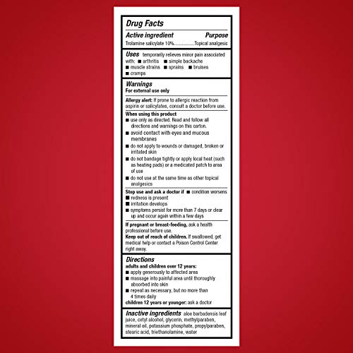 Aspercreme Maximum Strength Pain Relief Cream with Aloe, 5 oz, for Arthritis,...