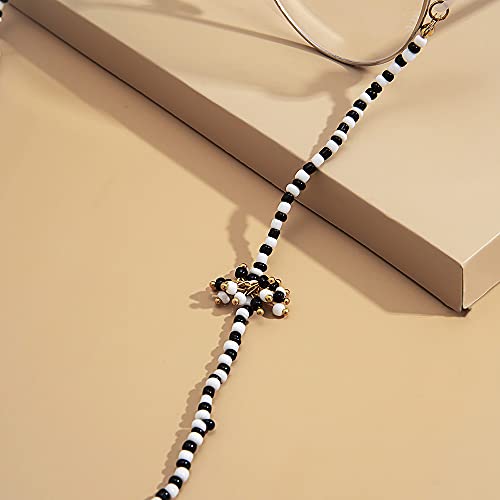 Asphire Boho Beaded Eyeglass Chain Necklace Dainty Seed Beads Sunglasses Hold...