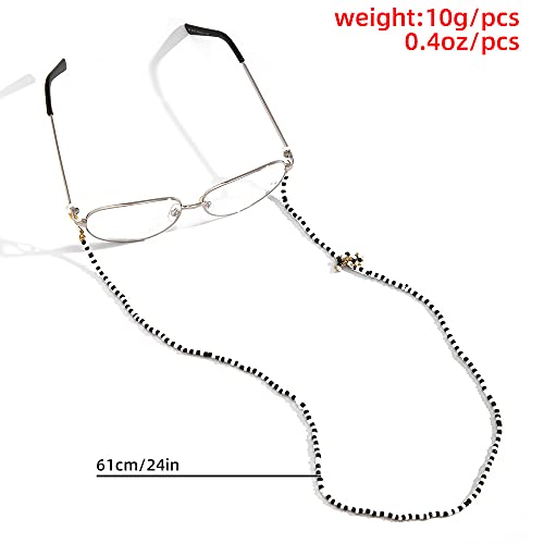 Asphire Boho Beaded Eyeglass Chain Necklace Dainty Seed Beads Sunglasses Hold...