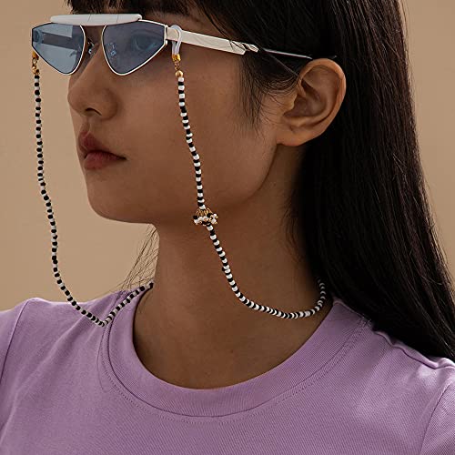 Asphire Boho Beaded Eyeglass Chain Necklace Dainty Seed Beads Sunglasses Hold...