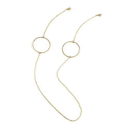 Asphire Gothic Circle Eyeglass Chain Necklace Dainty Sunglasses Holder Cords