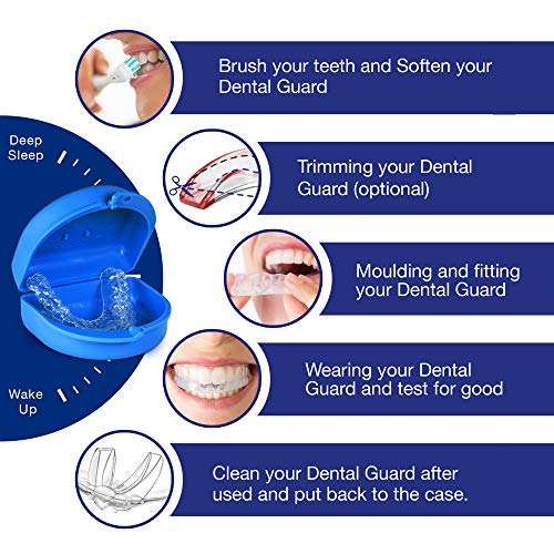 ASRL Mouth Guard for Clenching Teeth at Night, Night Guards for Teeth Grindin...