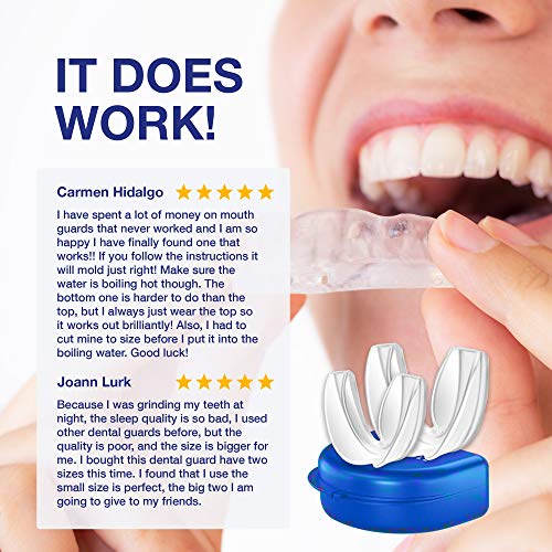ASRL Mouth Guard for Clenching Teeth at Night, Night Guards for Teeth Grindin...