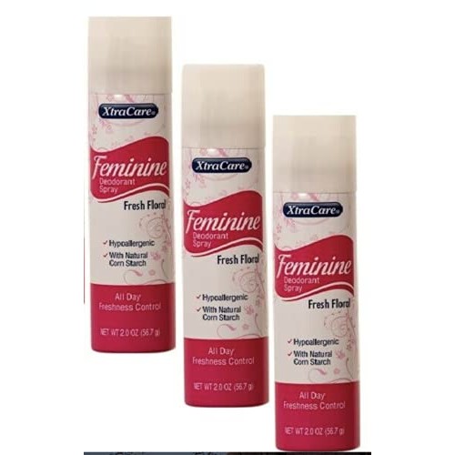 Feminine Deodorant Spray, 2-oz. Cans(pack of 3)