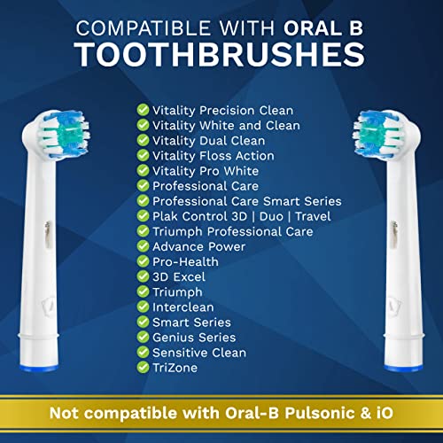 Aster Replacement Toothbrush Heads - 16 Pack, Compatible with Oral-B Braun Pr...