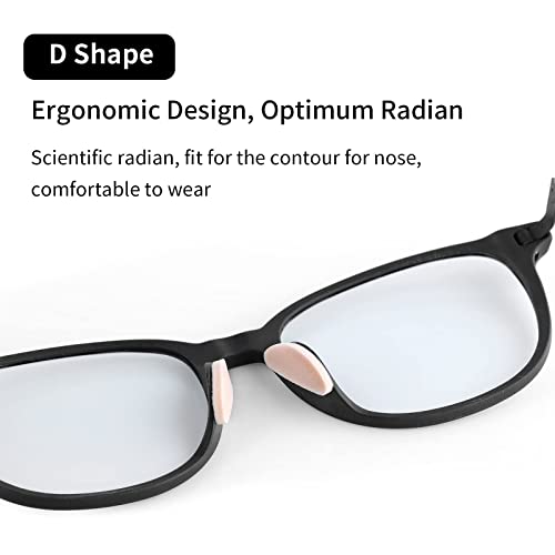 ASTER 20 Pairs of Eyeglass Nose Pads, Soft Foam Self-Adhesive Nose Pads, Anti...