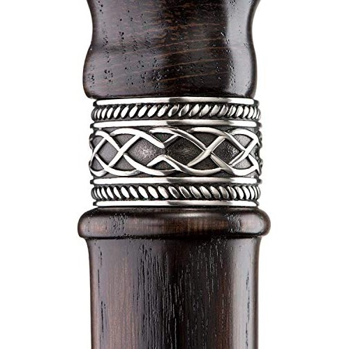 Hand Carved Ergonomic Wooden Walking Cane for Men and Women - Stylish Men's O...