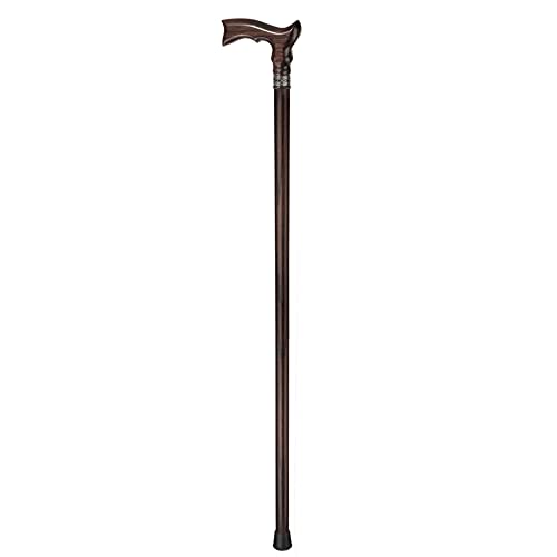 Hand Carved Ergonomic Wooden Walking Cane for Men and Women - Stylish Men's O...