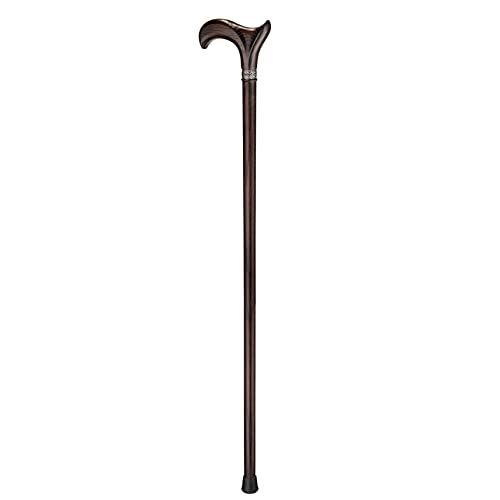 Handmade Ergonomic Wooden Walking Cane for Men and Women - Stylish Derby Oak ...