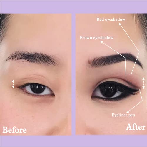 Asther Eyelid Tape, Eyelid Tape for Droopy Eyes, Eyelid Lifter Strips, Hooded...