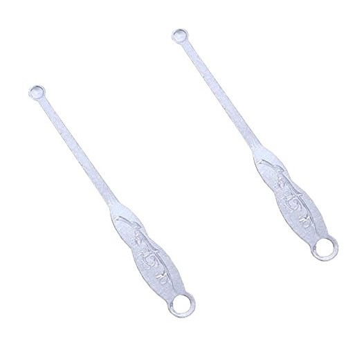 12pcs Sliver Metal Adult Children Ear Spoon Earwax Curette Remover Earpick Cl...