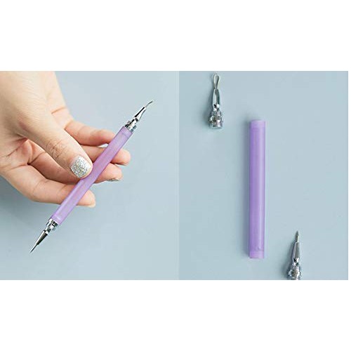 1Pcs Stainless Steel Pimples Blackhead Pins with Double Hidden Needle Steel R...
