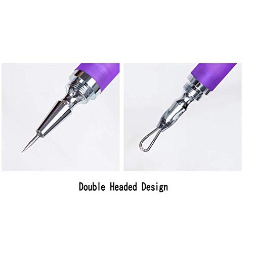 1Pcs Stainless Steel Pimples Blackhead Pins with Double Hidden Needle Steel R...
