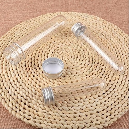 6PCS 100ML 3.4oz Clear Plastic Empty Refillable Test Tube Bottle Sample Cosme...