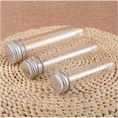 6PCS 100ML 3.4oz Clear Plastic Empty Refillable Test Tube Bottle Sample Cosme...