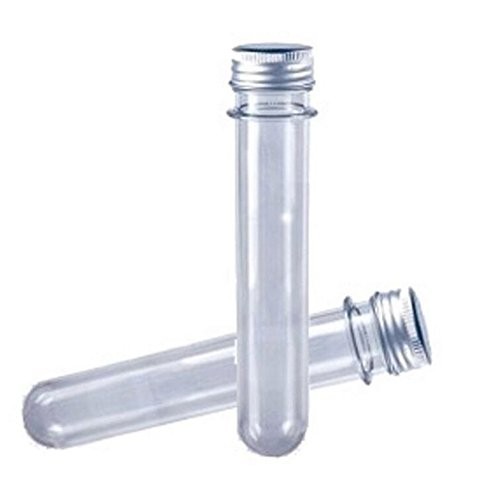6PCS 100ML 3.4oz Clear Plastic Empty Refillable Test Tube Bottle Sample Cosme...