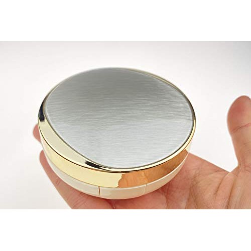 ASTRQLE 15ml 0.5oz Empty Luxurious Golden Portable Make-up Powder Container A...