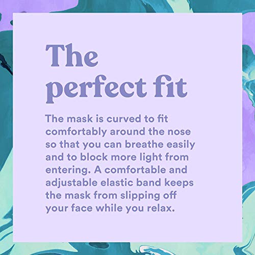 ASUTRA Silk Eye Pillow for Sleep, Purple | Filled w/Lavender & Flax Seeds | W...