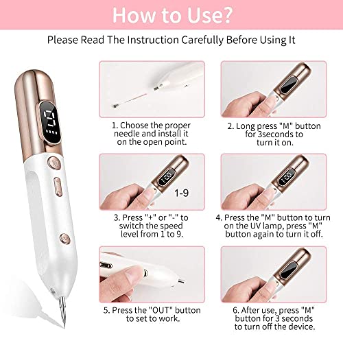 Portable Beauty Equipment Skin Tag Remover Home Usage USB Charging Gift Ideal...