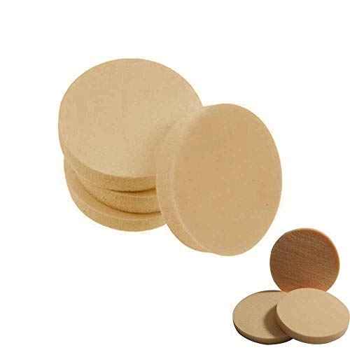 48 Cosmetic Sponge Round Foam Pad Make Up Applicator Foundation Powder Blender