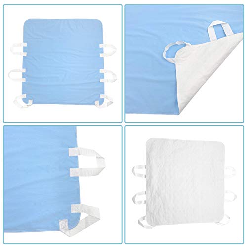 Atcha Ba Waterproof Positioning Bed Pad with 6 Handles, Reusable Incontinence...