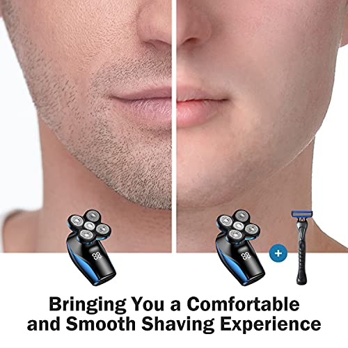 ATEEN Head Shaver, Wet & Dry Electric Razor for a Perfect Bald Look, 5D Float...