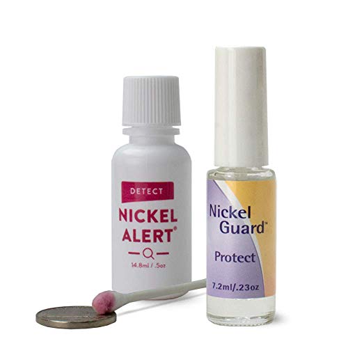 Nickel Solution – 1 Nickel Alert Testing Solution & 1 Nickel Guard Protective...