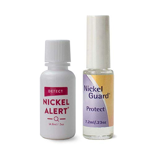 Nickel Solution – 1 Nickel Alert Testing Solution & 1 Nickel Guard Protective...