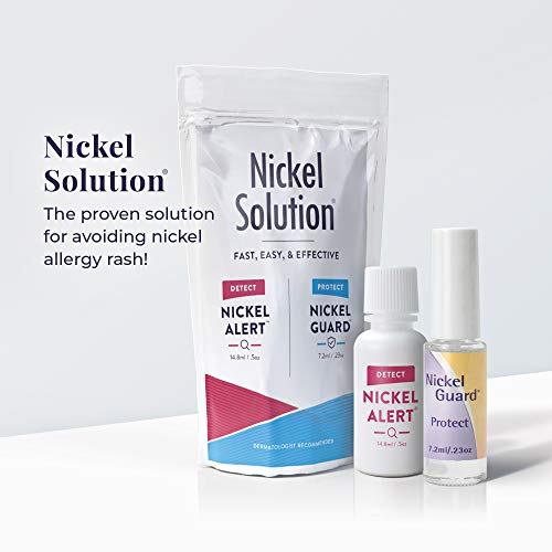 Nickel Solution – 1 Nickel Alert Testing Solution & 1 Nickel Guard Protective...