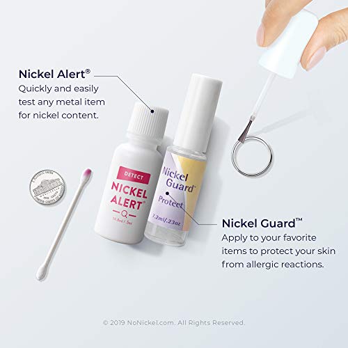 Nickel Solution – 1 Nickel Alert Testing Solution & 1 Nickel Guard Protective...