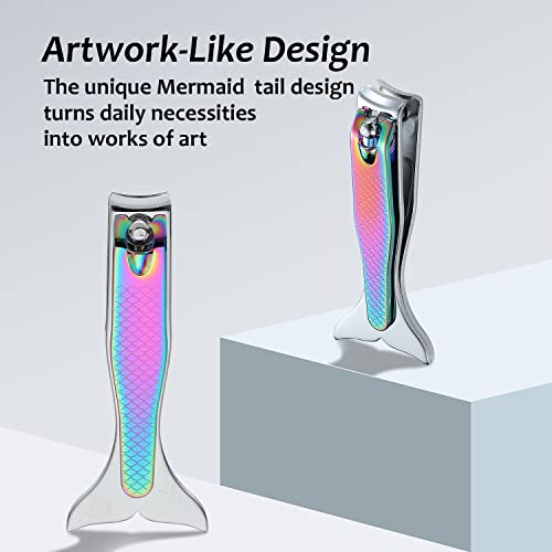 Mermaid Nail Clipper Set, Gifts for Girls and Women, Unique Gifts for Christm...