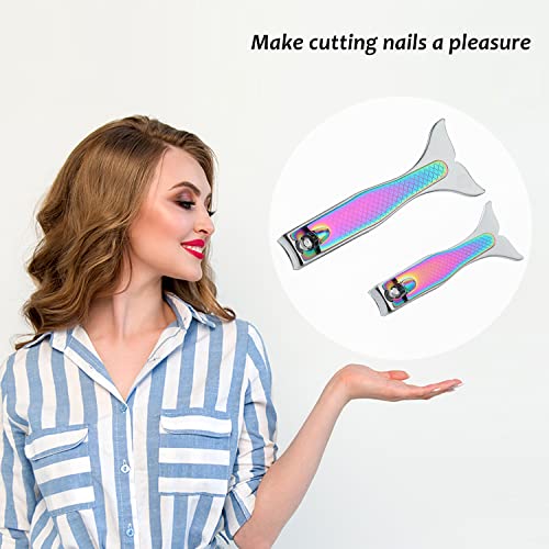 Mermaid Nail Clipper Set, Gifts for Girls and Women, Unique Gifts for Christm...