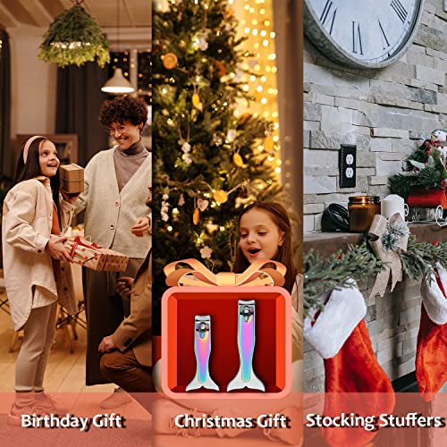 Mermaid Nail Clipper Set, Gifts for Girls and Women, Unique Gifts for Christm...