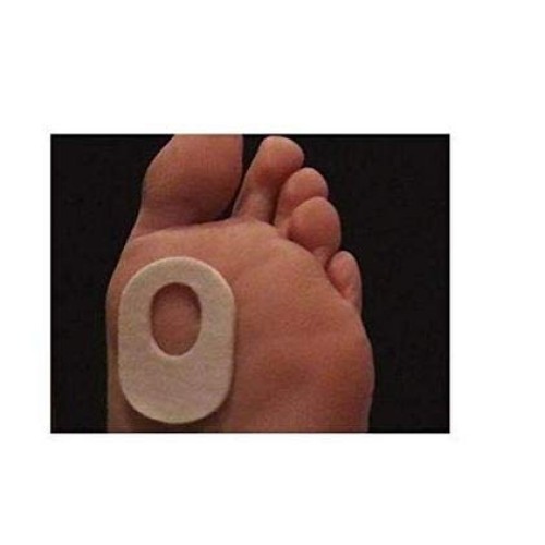 Atlas Biomechanics Callus Pads, 40/ Pack, 1/8" Adhesive Felt Oval Foot Cushions