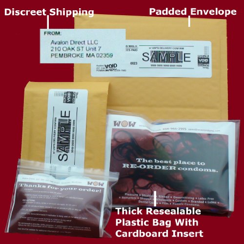 Atlas Non-Lubricated Latex Condoms, 100 Count