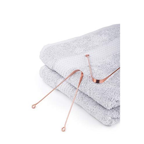 Atmiko Tongue Scraper, Ayurvedic Tongue Cleaner (Pack of 2) Pure Copper Metal...
