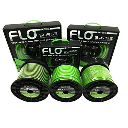 Atrend Surge F-0 Flo Series by 0 Gauge 5000W AWG Amplifier Installation Wirin...