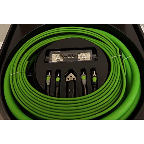 Atrend Surge F-0 Flo Series by 0 Gauge 5000W AWG Amplifier Installation Wirin...