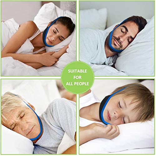 Anti Snoring Chin Straps,Ajustable Stop Snoring Solution Snore Reduction Slee...