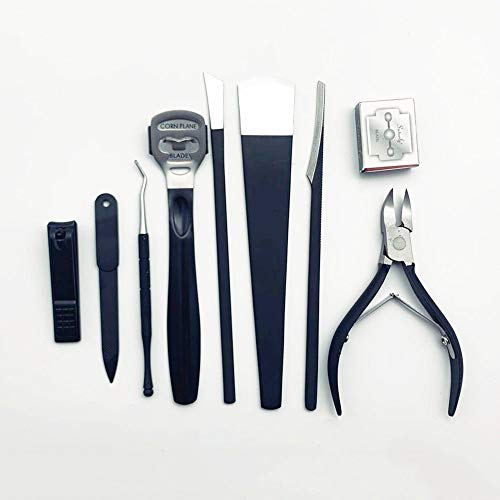 Foot Care Pedicure Callus Shaver Hard Skin Remover 10 Blades Ingrown Toenail ...
