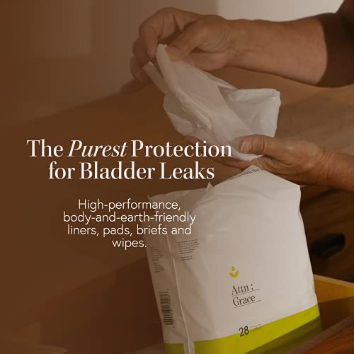 Attn: Grace Incontinence Moderate Pads for Women - 28-Pack - Moderate Urinary...