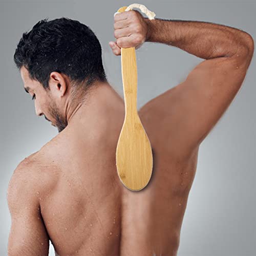 Bamboo Oversize Curved Back Scratcher,Large 131 Wooden Points Provide Instant...